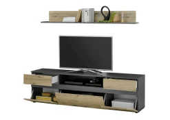 Lowboard mit Wandboard CORK