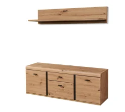 Lowboard mit Wandboard KRETA