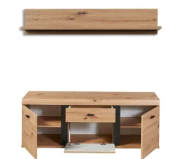 Lowboard mit Wandboard KRETA