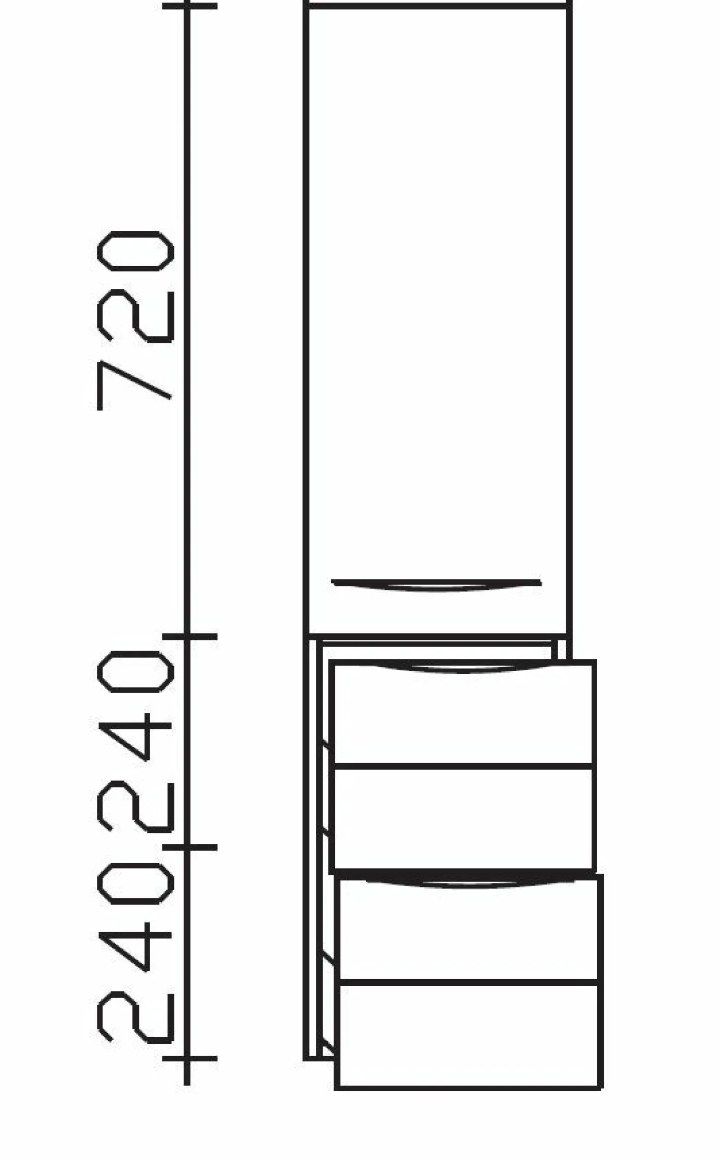 Midischrank SOLITAIRE 6025