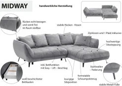 Polsterecke mit Funktion MIDWAY