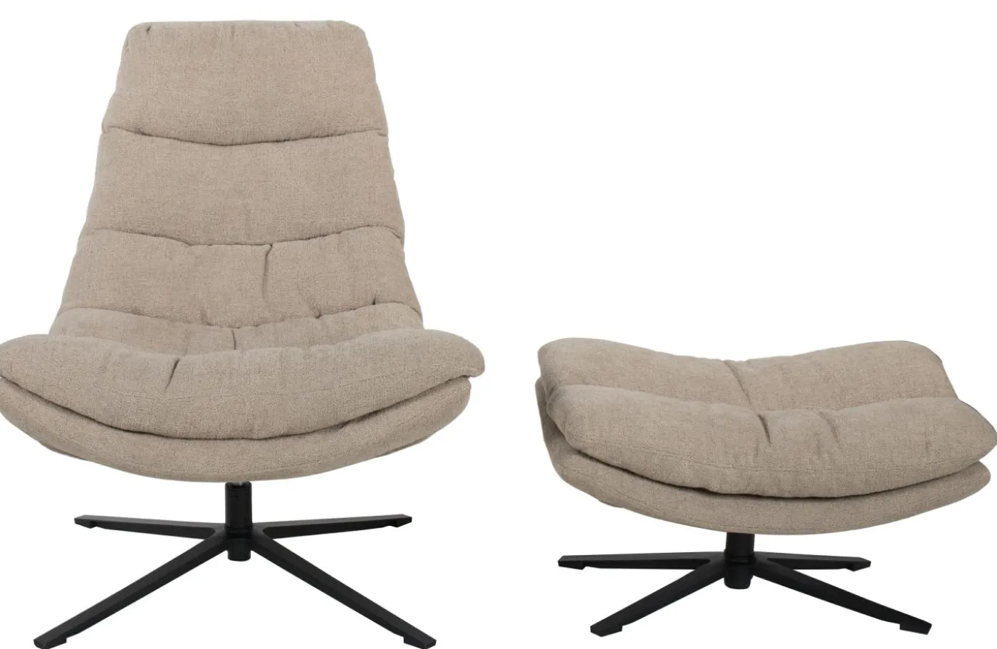 Relaxsessel mit Hocker PORTO