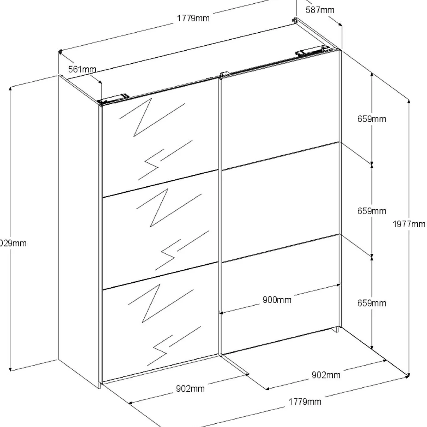Schiebetürenschrank SWING 4