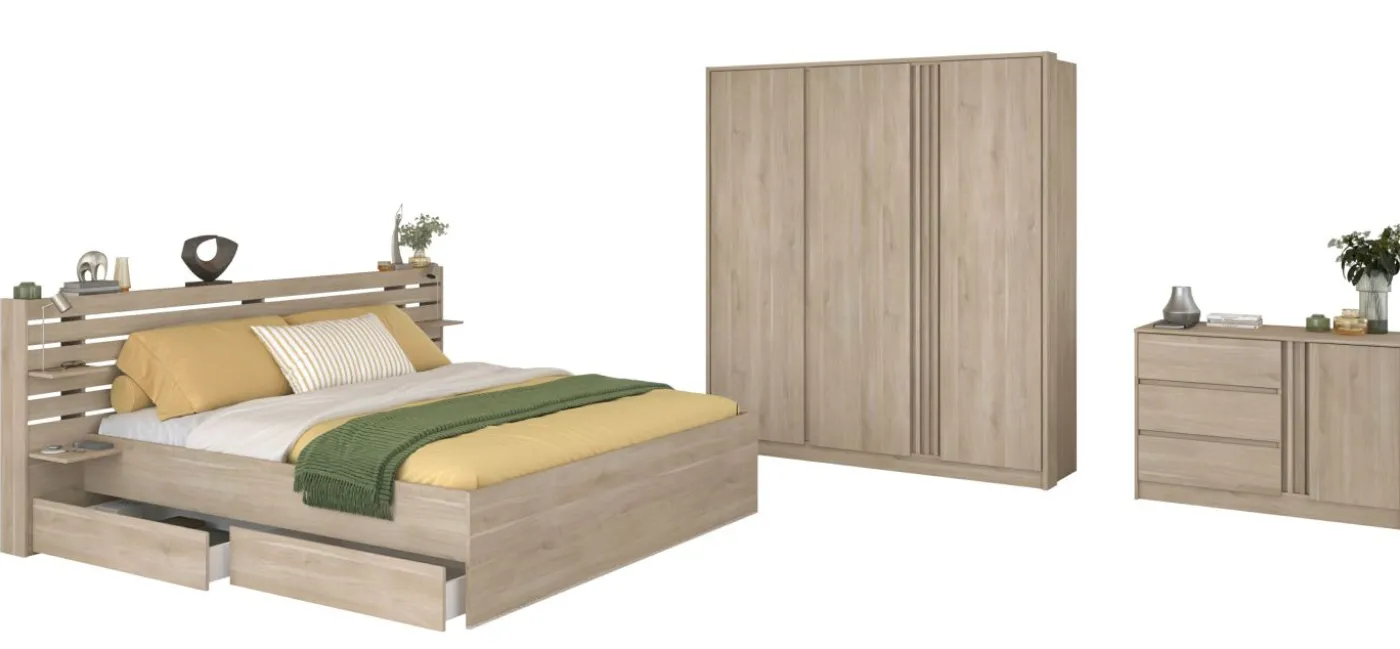 Schlafzimmer 3-teilig MIAMI 21