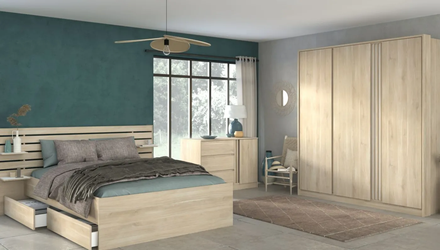 Schlafzimmer 3-teilig MIAMI 21