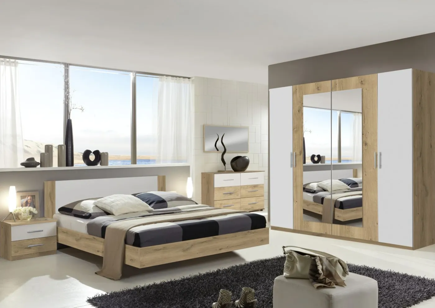 Schlafzimmer 4-teilig NORA