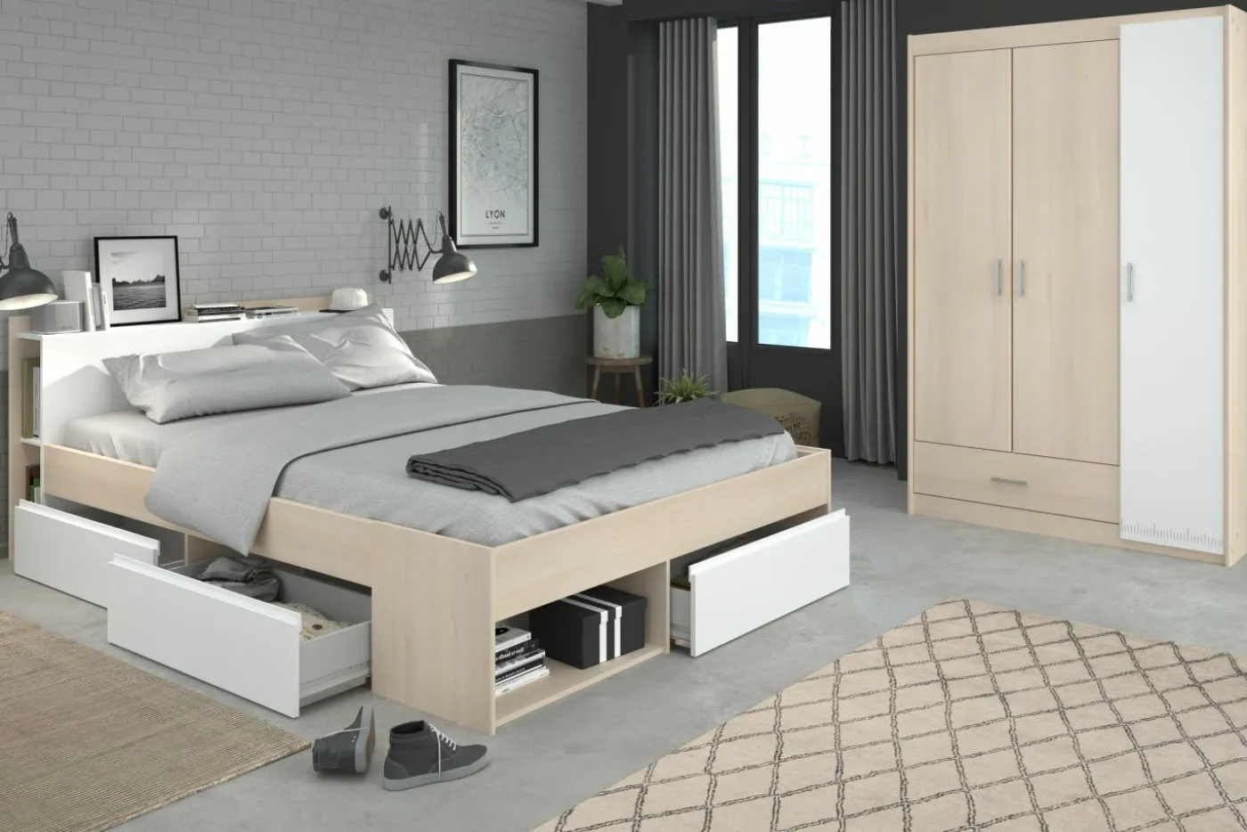 Schlafzimmer 2-teilig MOST 72