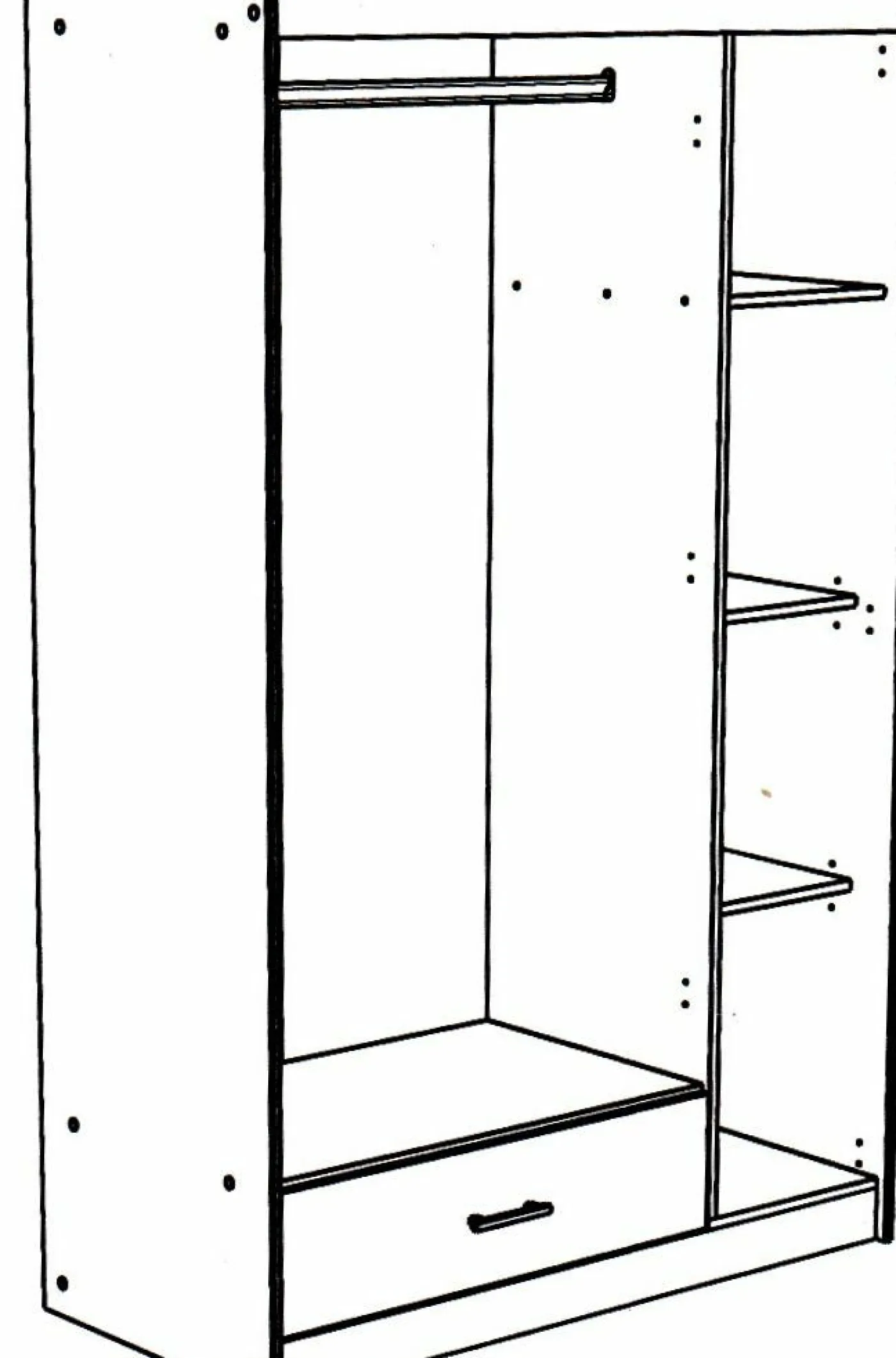 Schlafzimmer 3-teilig MOST 74