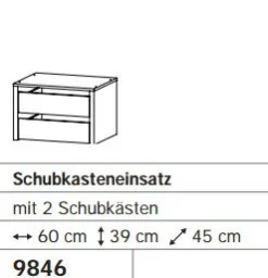 Schubkasteneinsatz LORIGA