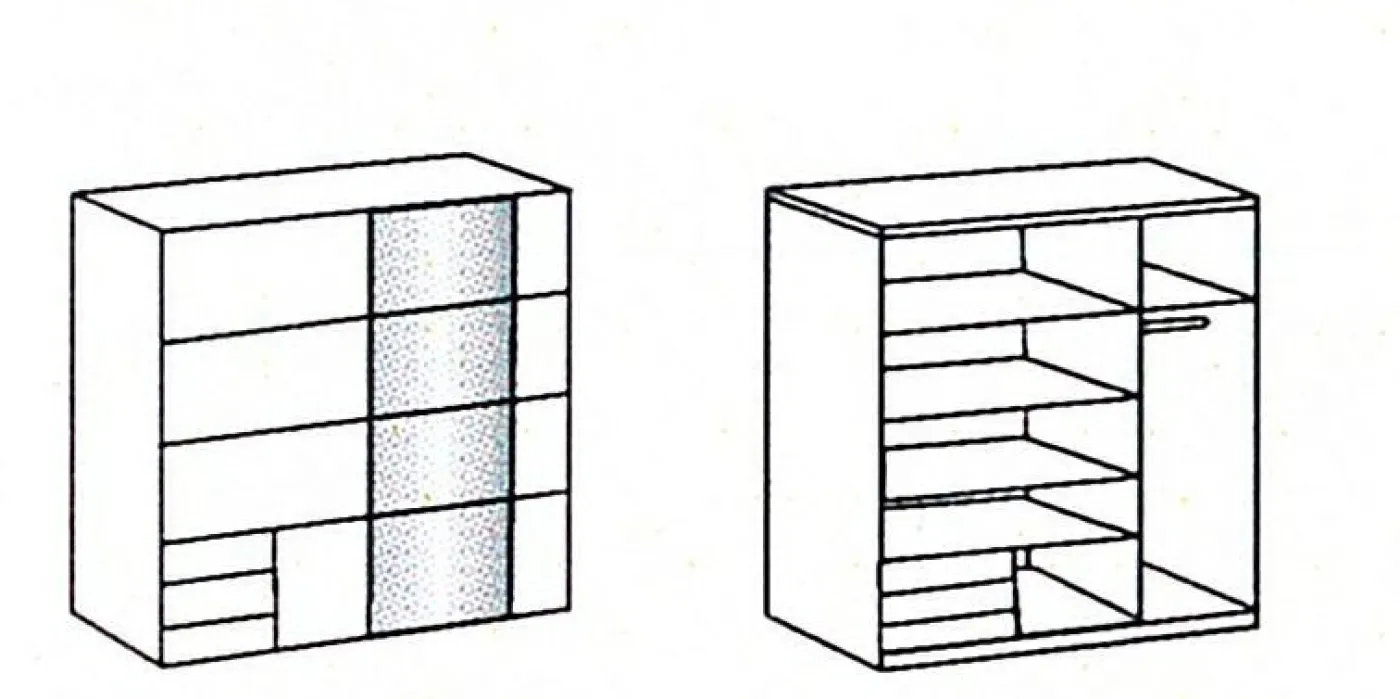 Schwebetürenschrank EMDEN