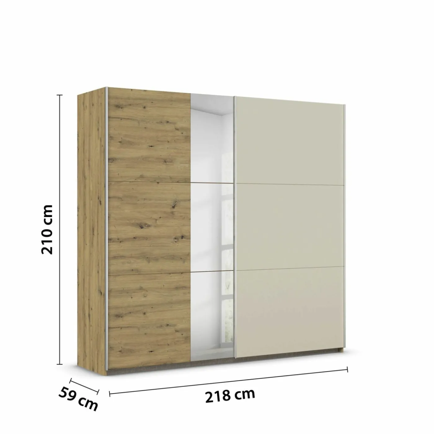Schwebetürenschrank MONZA