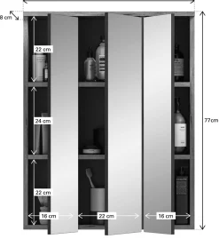 Spiegelschrank AGARO