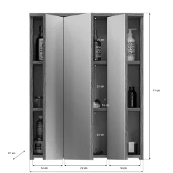 Spiegelschrank ASSELA