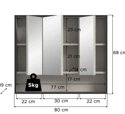 Spiegelschrank BAGNO