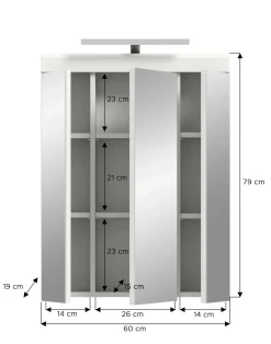 Spiegelschrank SEWULA