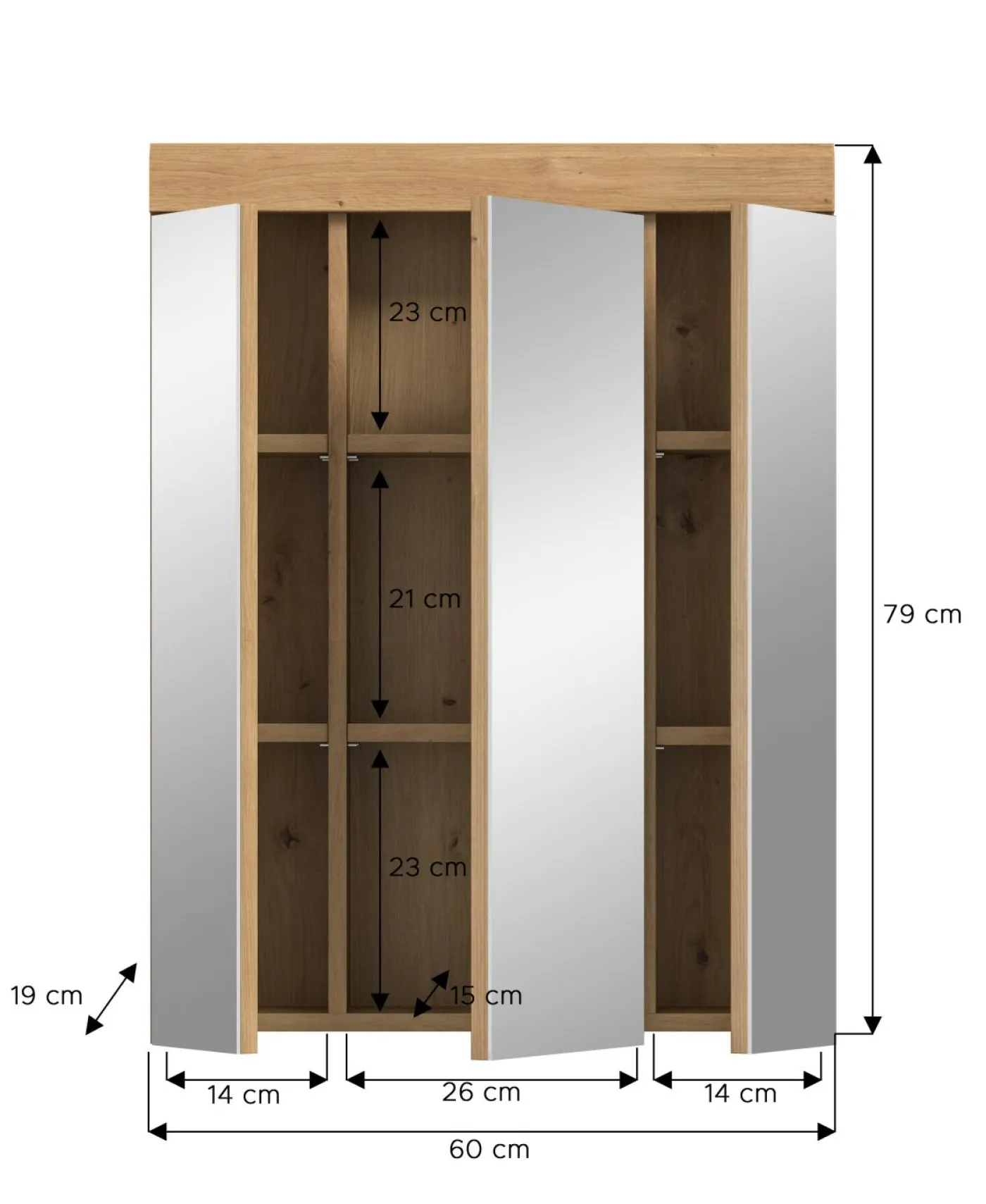 Spiegelschrank SEWULA