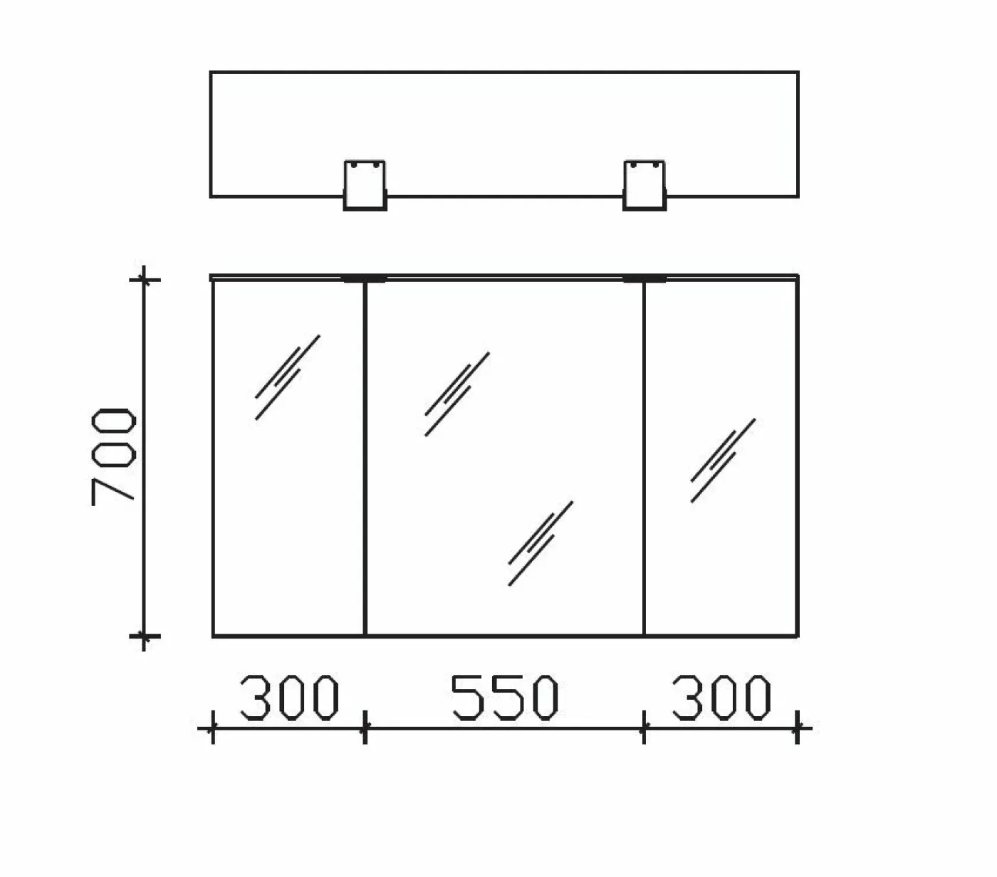 Spiegelschrank SOLITAIRE 6025