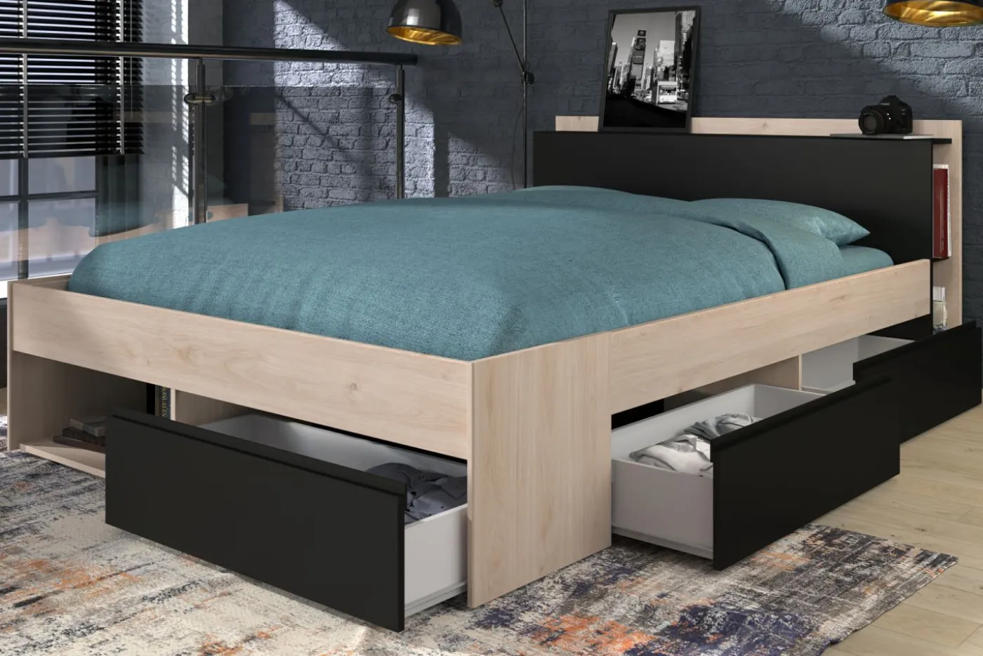 Stauraumbett DALLAS 7