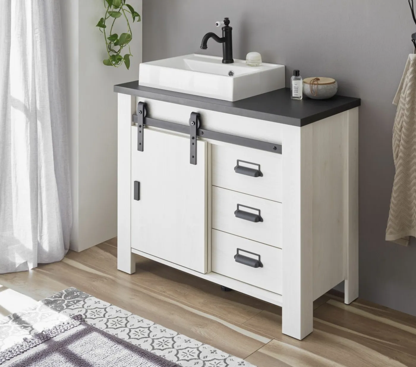 Unterschrank mit Waschbecken SHERWOOD