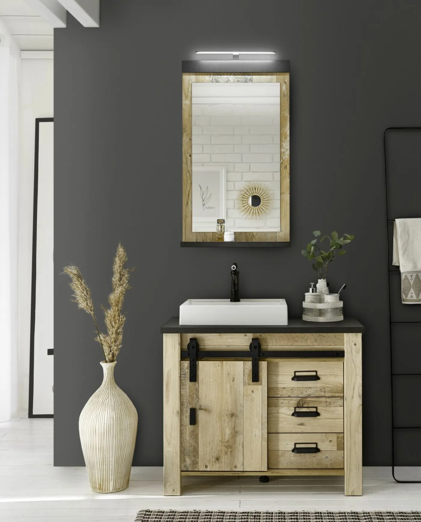 Unterschrank mit Waschbecken SHERWOOD