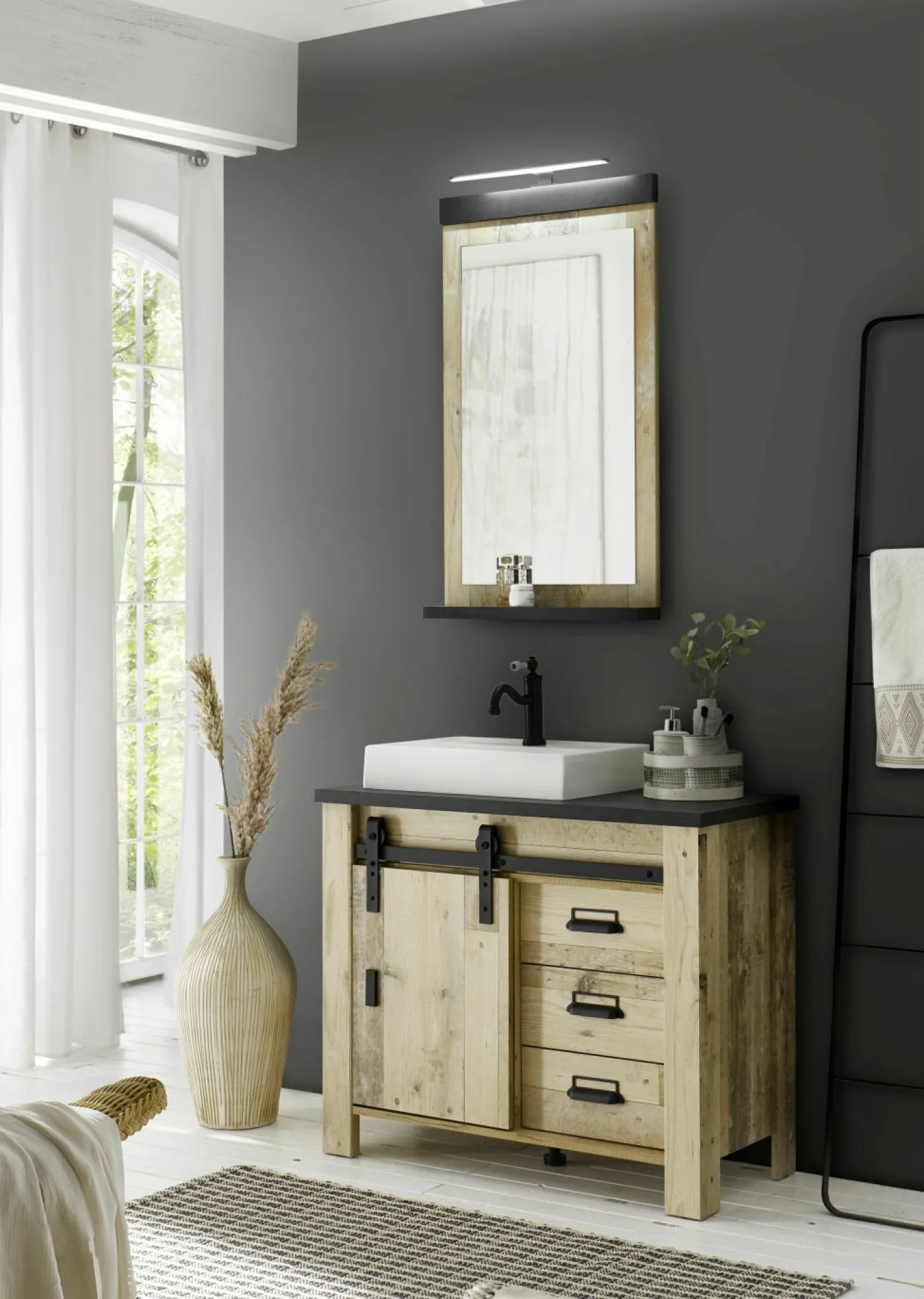 Unterschrank mit Waschbecken SHERWOOD
