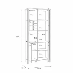 Vitrine HIGH ROCK