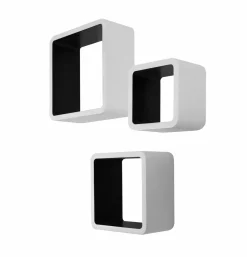 Wandregale im 3er-Set CUBO