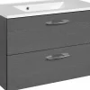 Waschbeckenunterschrank 80 mit Mineralgussbecken PORTOFINO