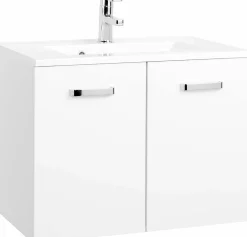 Waschbeckenunterschrank 70 mit Mineralgussbecken BOLOGNA