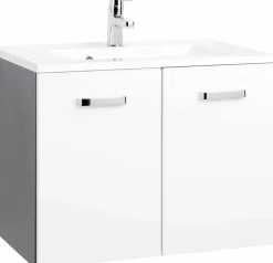 Waschbeckenunterschrank 70 mit Mineralgussbecken BOLOGNA