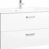 Waschbeckenunterschrank 90 mit Mineralgussbecken BOLOGNA