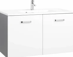 Waschbeckenunterschrank 90 mit Mineralgussbecken BOLOGNA