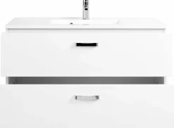 Waschbeckenunterschrank 100 mit Mineralgussbecken BOLOGNA