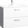 Waschbeckenunterschrank 70 mit Mineralgussbecken BOLOGNA