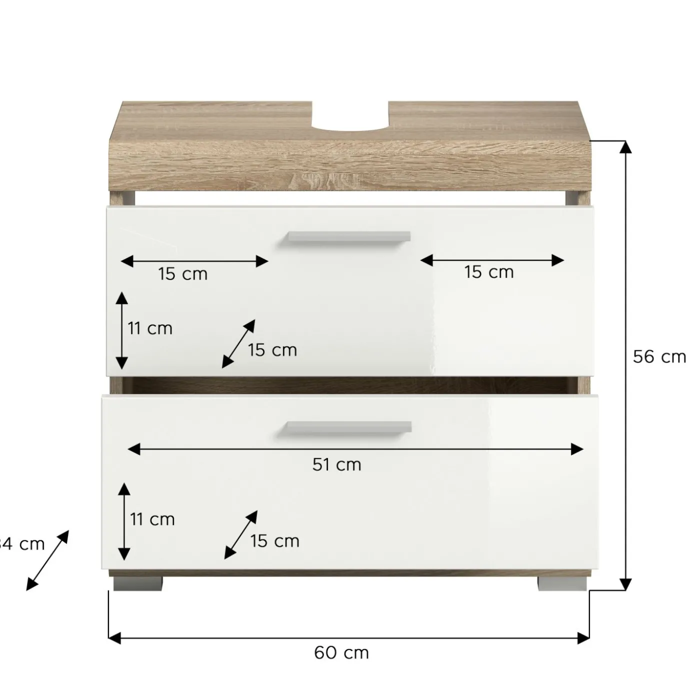 Waschbeckenunterschrank GIMBI