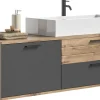 Waschbeckenunterschrank mit Waschbecken AGARO