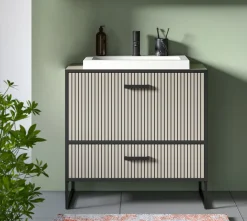 Waschbeckenunterschrank mit Waschbecken BAGNO