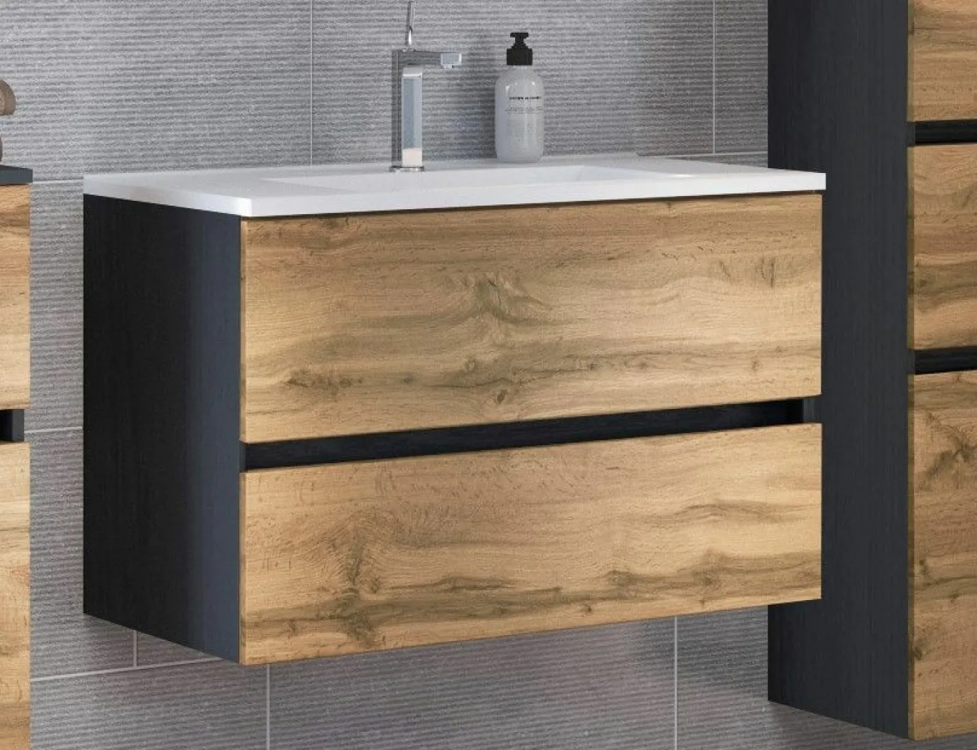 Waschbeckenunterschrank mit Waschbecken LUCCA