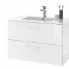 Waschbeckenunterschrank mit Waschbecken BEST 80