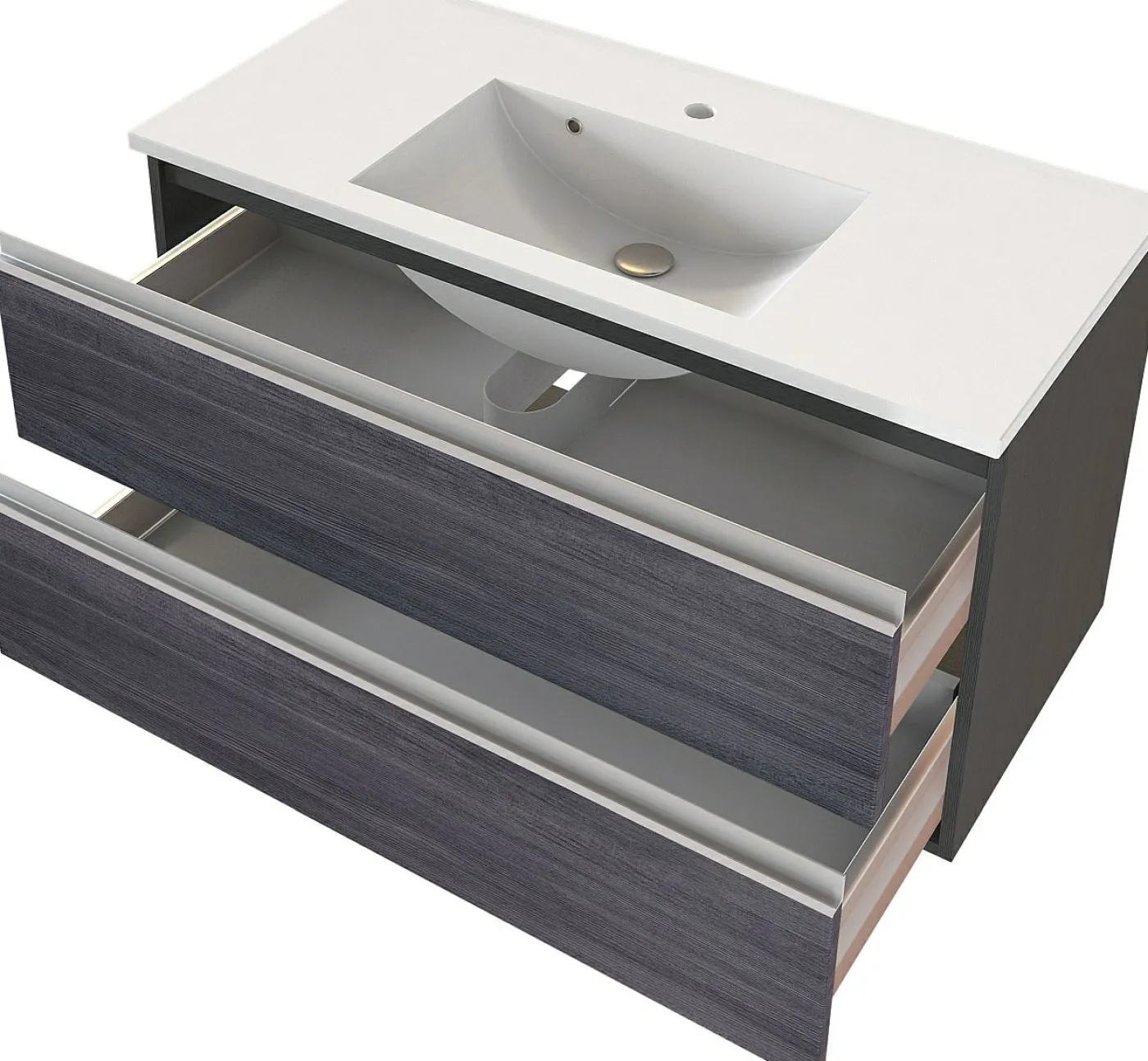 Waschbeckenunterschrank mit Waschbecken 100 AREZZO