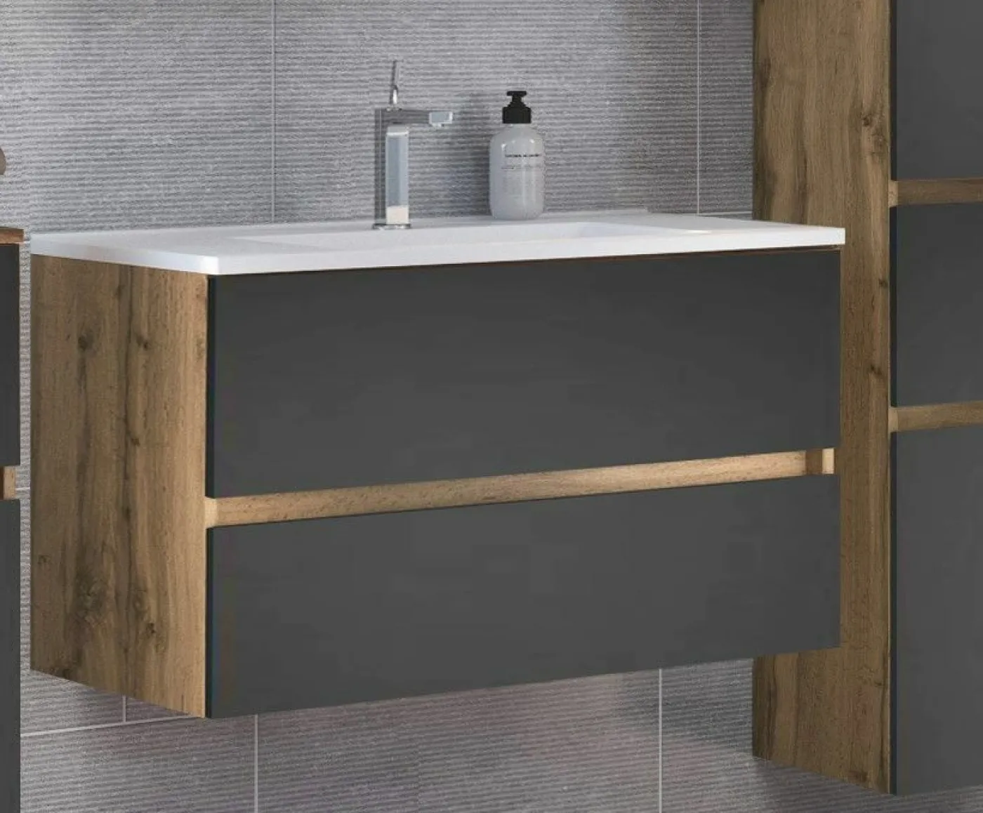 Waschbeckenunterschrank mit Waschbecken LUCCA