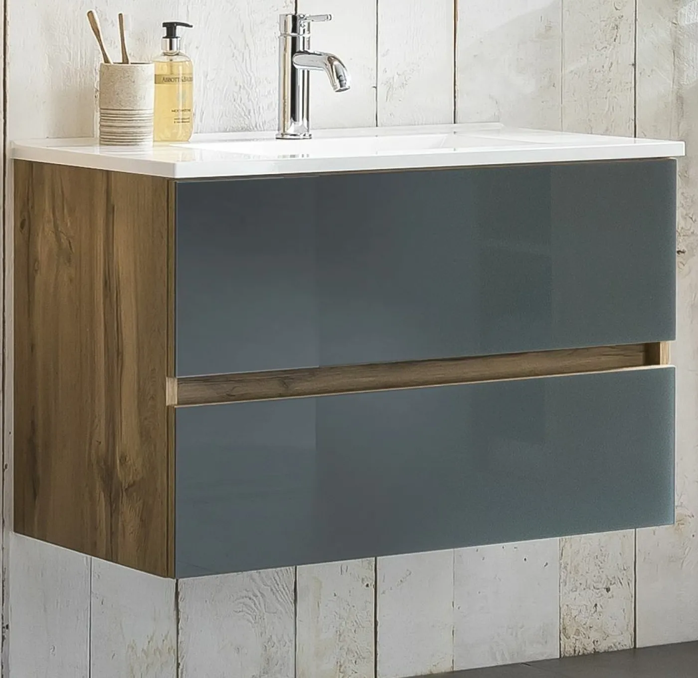 Waschbeckenunterschrank mit Waschbecken HELSINKI