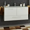 Waschtischunterschrank mit Glaswaschtisch FILO